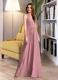 Jill A-Line Floor-Length Bridesmaid Dress STIP0012922