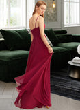 Nayeli A-LineV-neckFloor-LengthChiffonBridesmaidDressWithRuffle#251386 STIP0013076