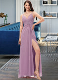 Sibyl A-Line Sweetheart Floor-Length Chiffon Bridesmaid Dress STIP0013225