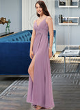 Sibyl A-Line Sweetheart Floor-Length Chiffon Bridesmaid Dress STIP0013225