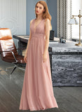 Natalia A-LineV-neckFloor-LengthChiffonBridesmaidDressWithSplitFront#251361 STIP0013235