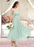 Jasmin A-LineV-neckAnkle-LengthBridesmaidDress#273652 STIP0013283