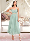 Jasmin A-LineV-neckAnkle-LengthBridesmaidDress#273652 STIP0013283