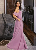 Morgan A-Line Scoop Neck Floor-Length Bridesmaid Dress With Pockets STIP0013287