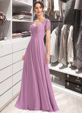 Dominique A-Line Sweetheart Bridesmaid Dress With Lace STIP0013299