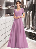 Dominique A-Line Sweetheart Bridesmaid Dress With Lace STIP0013299