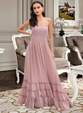 Kitty A-LineSquareNecklineFloor-LengthBridesmaidDress#273611 STIP0013300