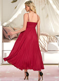 Alison A-LineV-neckAnkle-LengthBridesmaidDress#273610 STIP0013301