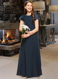 Cheyenne A-LineScoopNeckFloor-LengthChiffonJuniorBridesmaidDress#253684 STIP0013478