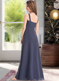 Akira A-Line Sweetheart Floor-Length Chiffon Junior Bridesmaid Dress With Ruffle STIP0013504