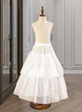 Jacquelyn Ball-Gown/Princess Scoop Neck Floor-Length Tulle Junior Bridesmaid Dress With Sash Beading Bow(s) STIP0013545