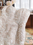 Savanna Trumpet/Mermaid Sweetheart Court Train Tulle Lace Wedding Dress STIP0013710