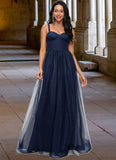 Jaliyah Ball-Gown/Princess Sweetheart Floor-Length Tulle Prom Dresses STIP0022198