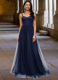 Jaliyah Ball-Gown/Princess Sweetheart Floor-Length Tulle Prom Dresses STIP0022198