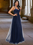 Jaliyah Ball-Gown/Princess Sweetheart Floor-Length Tulle Prom Dresses STIP0022198