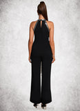 Shirley Sequins High Neck Elegant Jumpsuit/Pantsuit Polyester Maxi Dresses STIP0022438