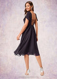 Iris A-line Sweetheart Knee-Length Chiffon Cocktail Dress STIP0022500