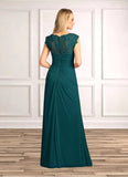 Taryn A-Line Lace Floor-Length Dress STIP0022668