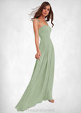 Vicky Box Pleated Chiffon A-Line Dress Dusty Sage STIP0022723