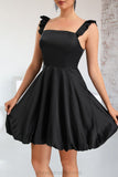 Cheryl A-line Square Short/Mini Satin Homecoming Dress STIP0020484