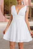 Harmony A-line V-Neck Short/Mini Chiffon Homecoming Dress STIP0020475