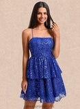 Riya A-line Straight Short Sequin Homecoming Dress STIP0025713