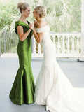 Tabitha Sheath/Column Satin Ruffles V-neck Sleeveless Floor-Length Mother of the Bride Dresses STIP0020426