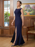 Delaney Sheath/Column Stretch Crepe Scoop Sleeveless Floor-Length Mother of the Bride Dresses STIP0020361