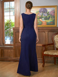 Delaney Sheath/Column Stretch Crepe Scoop Sleeveless Floor-Length Mother of the Bride Dresses STIP0020361