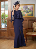 Delaney Sheath/Column Stretch Crepe Scoop Sleeveless Floor-Length Mother of the Bride Dresses STIP0020361