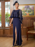 Delaney Sheath/Column Stretch Crepe Scoop Sleeveless Floor-Length Mother of the Bride Dresses STIP0020361