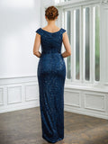 Nevaeh Sheath/Column Ruched V-neck Sleeveless Floor-Length Mother of the Bride Dresses STIP0020240