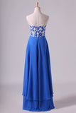 2024 Floor Length Chiffon Prom Dresses Seetheart Princess With P4N4Y8Z5