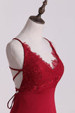 2024 Spandex Prom Dresses Spaghetti Straps PA5T3LGG