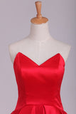 2024 Red Asymmetrical Prom Dresses V Neck P27295M9