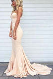 Mermaid/Trumpet Court Train Sweetheart Strapless Sleeveless Mid Back Evening/Prom Dress P46