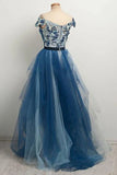 Gorgeous Off The Shoulder Gradient Prom Dress P1D1HGL1