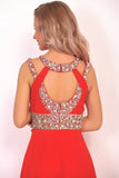 2024 New Arrival Scoop Prom Dresses A Line Chiffon With P1N2XBGS