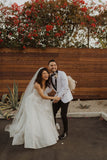 Ball Gown Strapless Sweetheart Ivory Wedding Dresses with Appliques, Beach Wedding Gowns STI15499