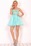 2024 Homecoming Dresses A-Line Boat Neck Short/Mini Beaded P29MRREZ