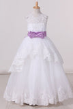 2024 New Arrival A Line Flower Girl Dresses Scoop P8EHL1LC