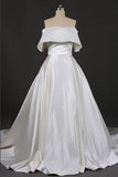 Stunning Off the Shoulder Strapless Ball Gown Long Wedding Dresses, Wedding Gowns STI15440