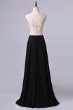 2024 Prom Dresses A Line Floor Length Halter PDSXXMQ7