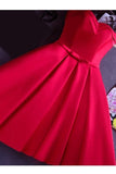 2024 Satin Sweetheart A Line Cocktail Dresses P13K7CF3