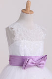 2024 New Arrival A Line Flower Girl Dresses Scoop P8EHL1LC