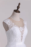 2024 Scoop Wedding Dresses Open Back A P9A6Y6QQ