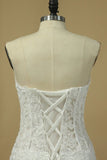 2024 Vintage Wedding Dresses Sweetheart A Line Tulle With Applique P89G8TA3