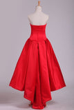 2024 Red Asymmetrical Prom Dresses V Neck P27295M9