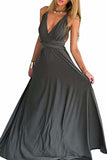 Sexy Variety-Style Elegant V-Neck Pleated Pleated Evening Sleeveless Back Cross PDYHKN3G