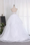 2024 Wedding Dresses Sweetheart Beaded Bodice Court PPHNZCM2